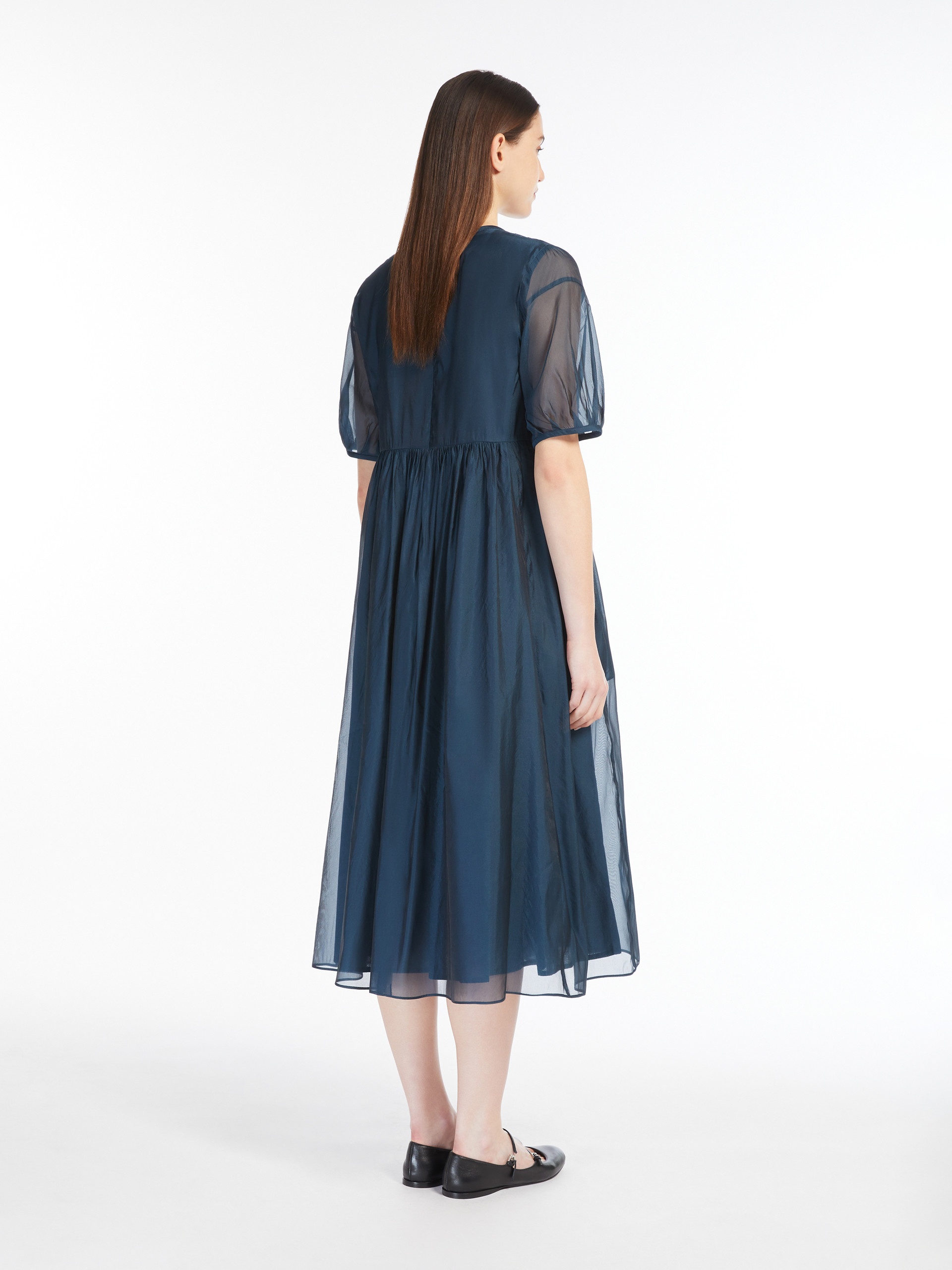 FATOSO Cotton and silk organza dress - 4