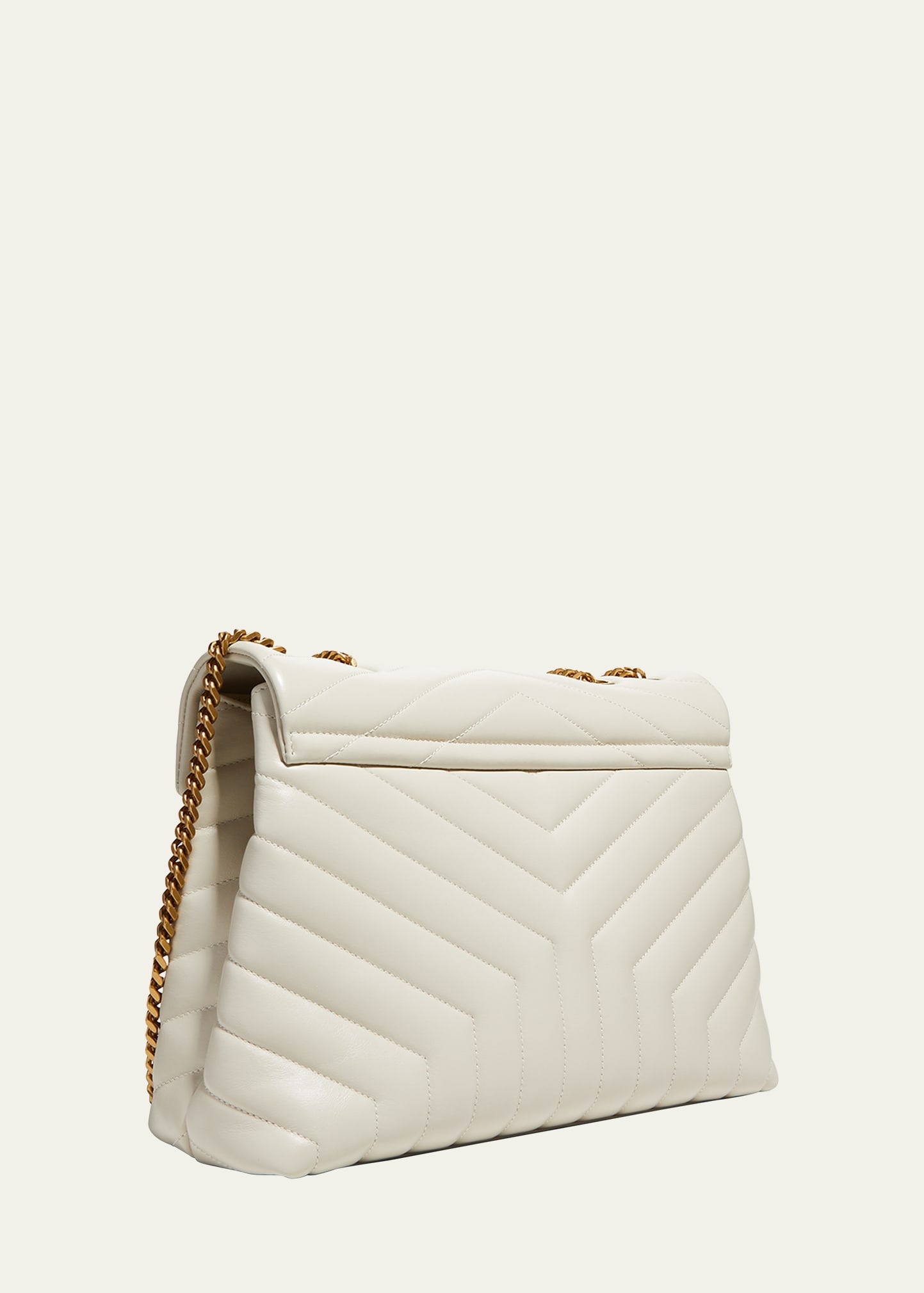 Loulou Medium YSL Shoulder Bag in Quilted Leather - 3
