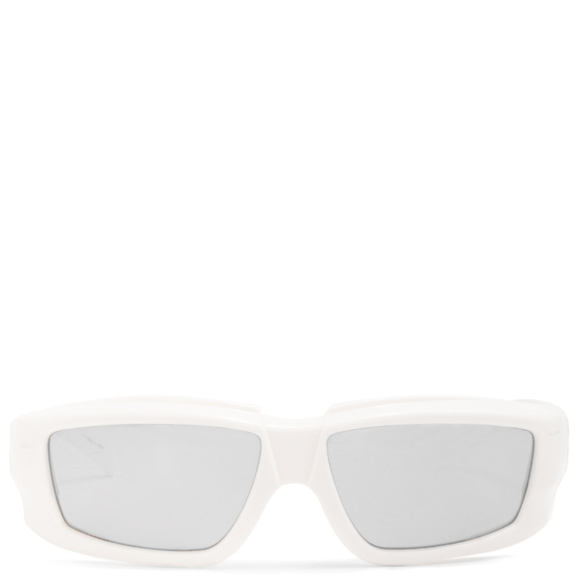 Cream Frame Silver Lens Sunglasses  in Cream - 1