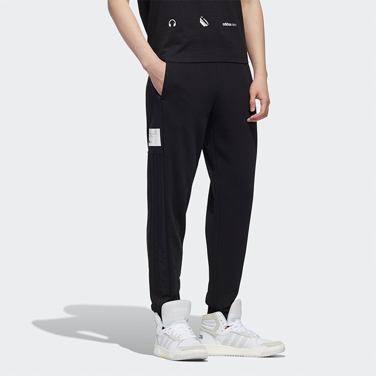 adidas neo M Ss Cs Tp Sports Pants Black GM2297 - 3