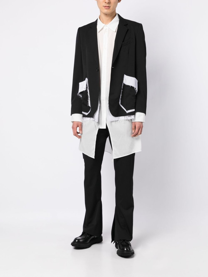 sulvam straight-leg wool trousers outlook