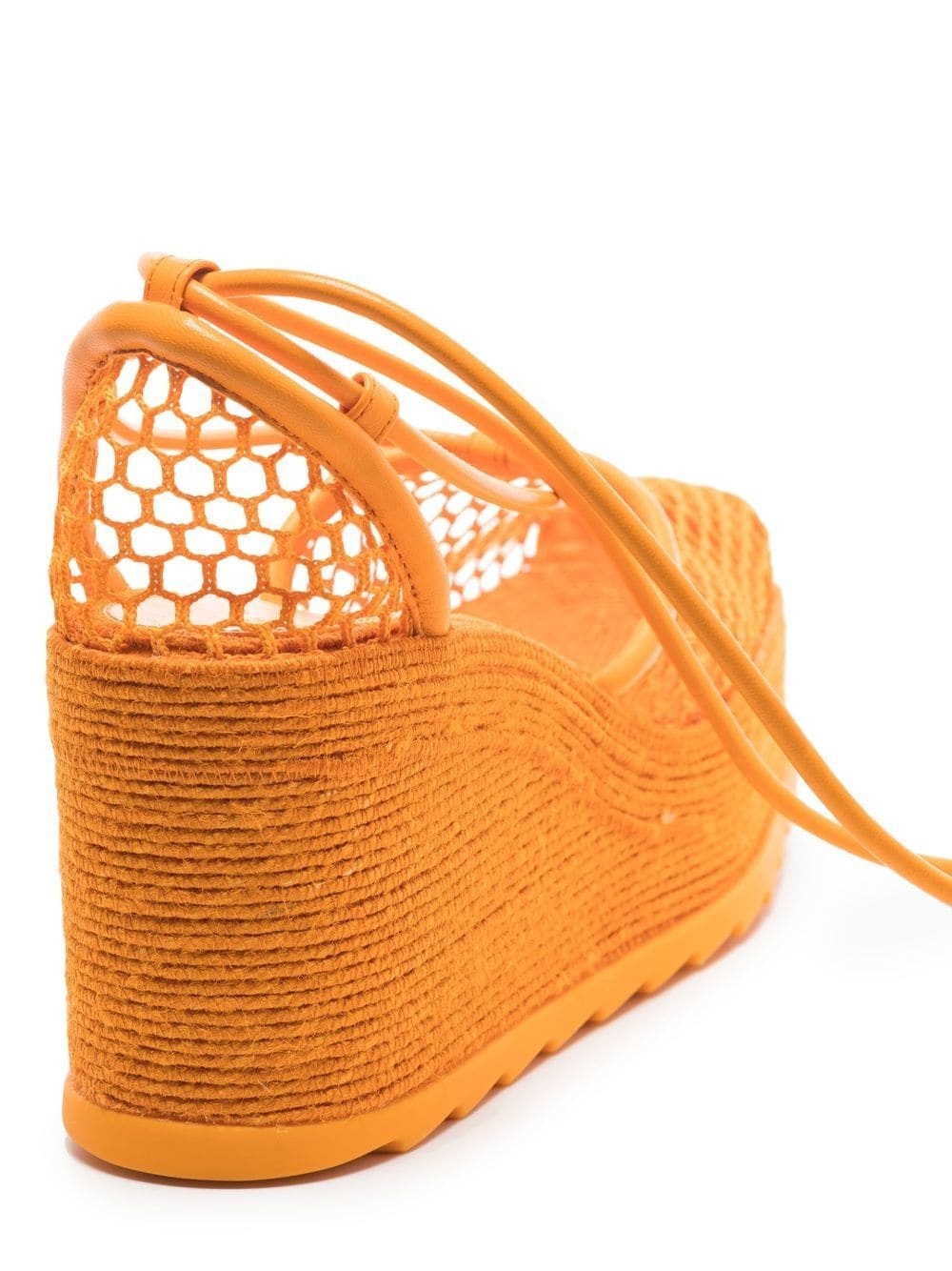 net-panel 90mm wedge sandals - 2