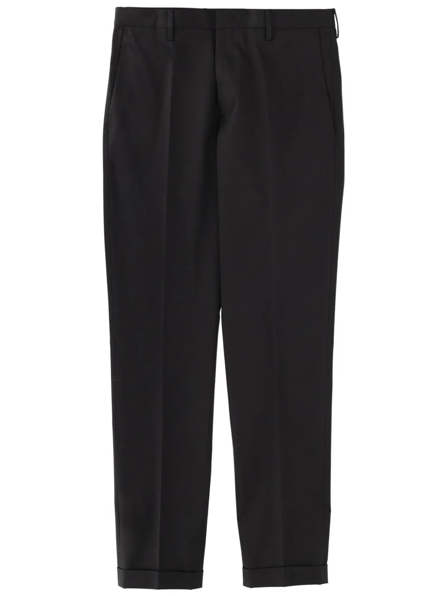 COTTON TAILORED PANTS - 1