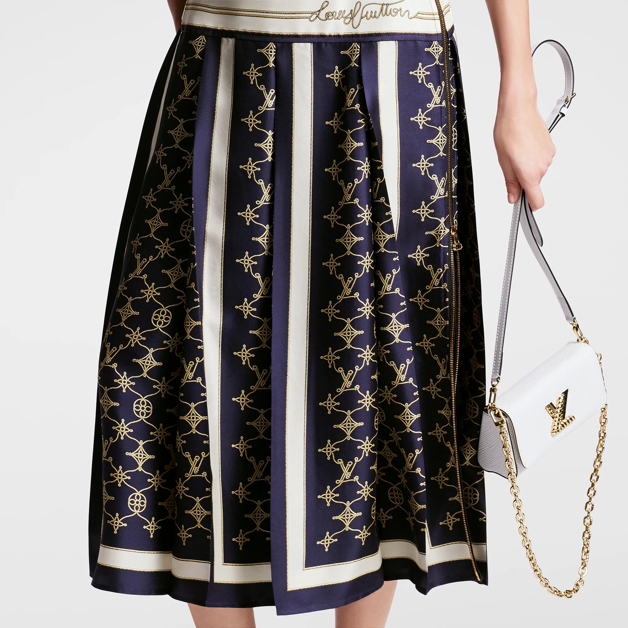 Nautical Monogram Midi Skirt - 2
