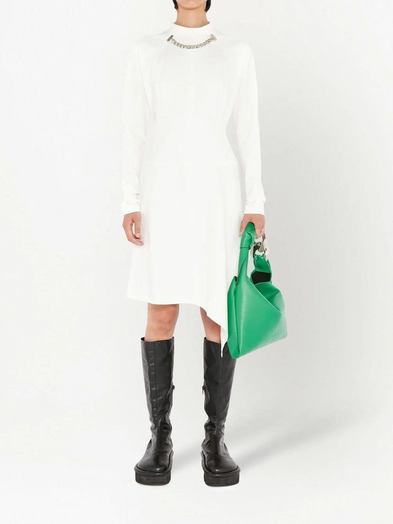 JW Anderson chain-neck asymmetric-hem dress outlook