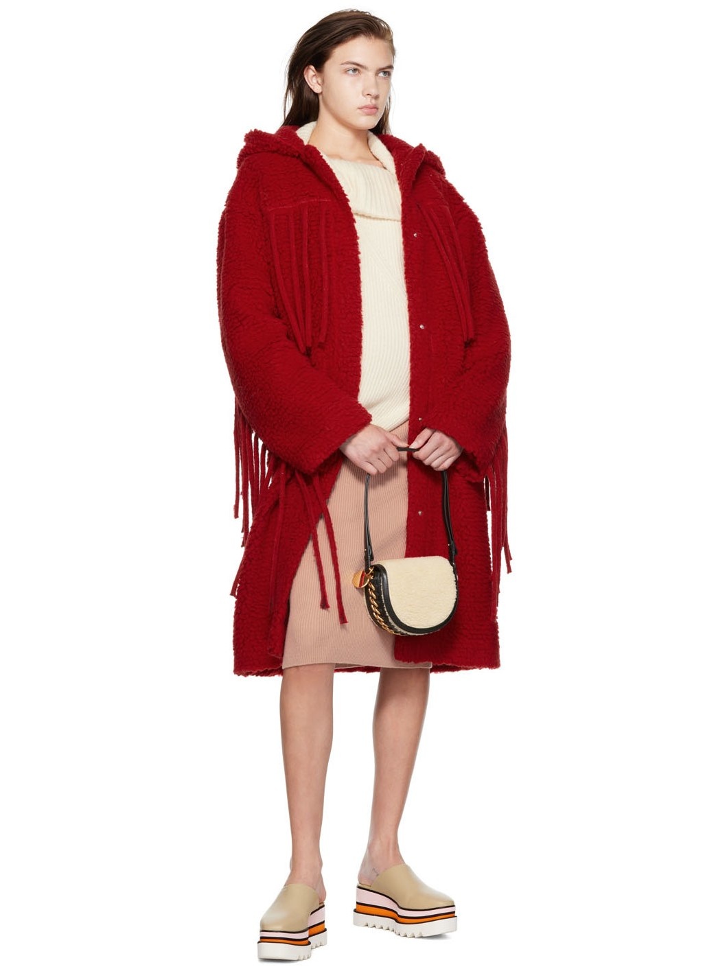 Red Teddy Coat - 4