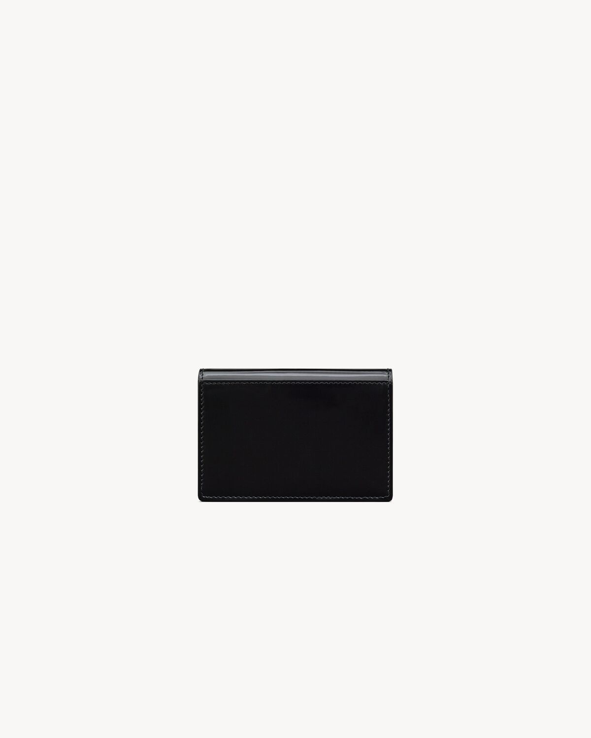 SAINT LAURENT BUSINESS CARD CASE IN BRUSHED LEATHER - 2
