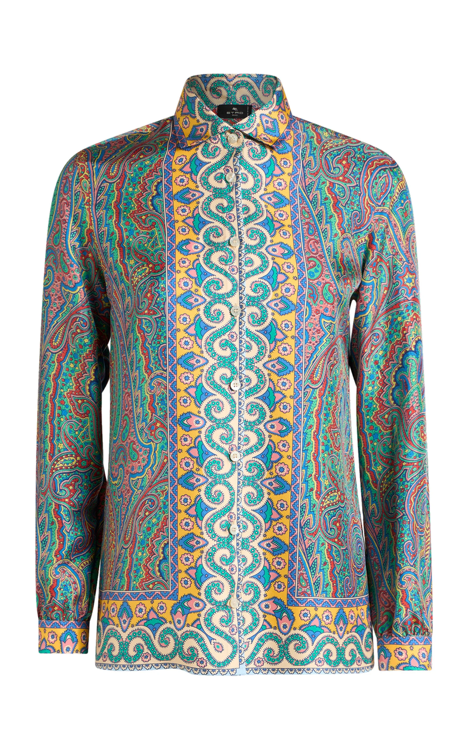 Printed Silk Shirt multi - 1