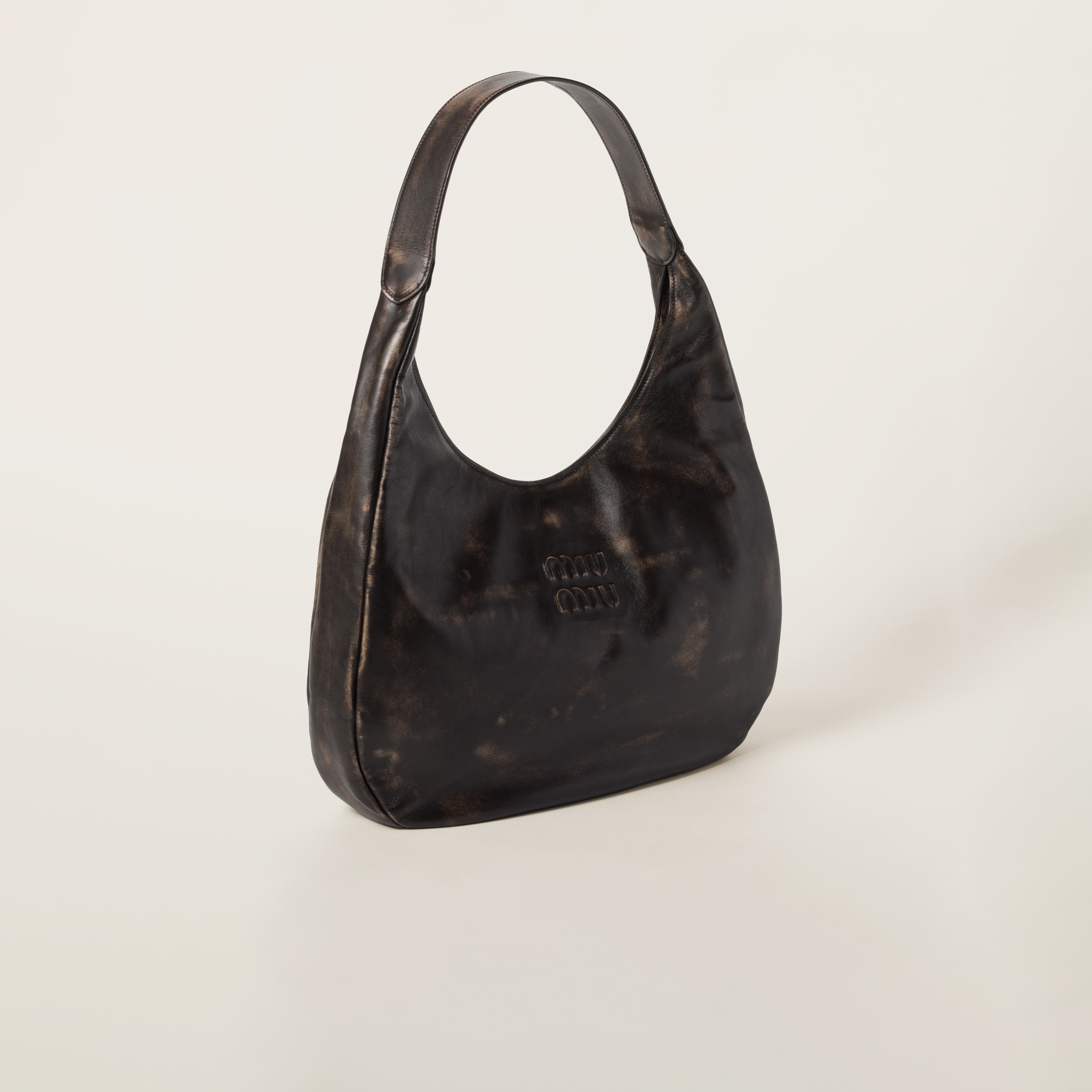 Nappa leather hobo bag - 2