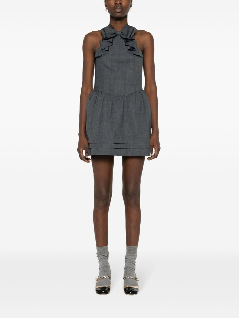 SHUSHU/TONG chambray mini dress outlook