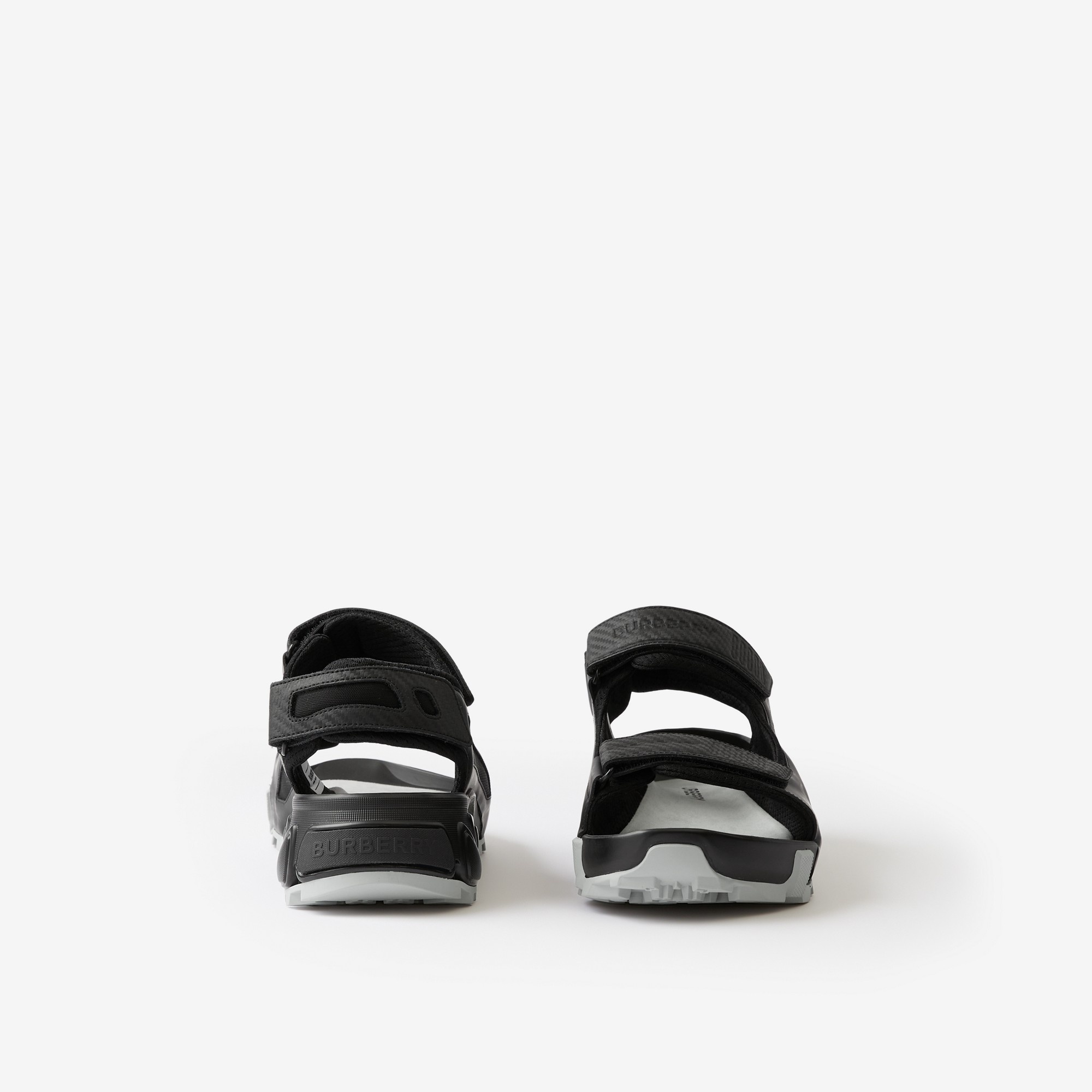 Logo print Leather and Nylon Arthur Sandals - 4