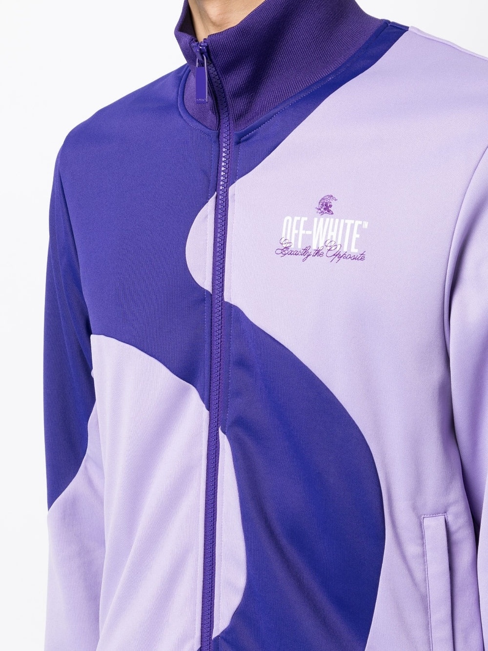 COLOUR-BLOCK TRACK JACKET - 4