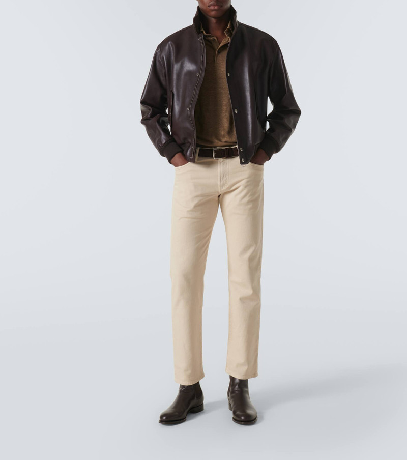 Loro Piana Linen polo shirt outlook