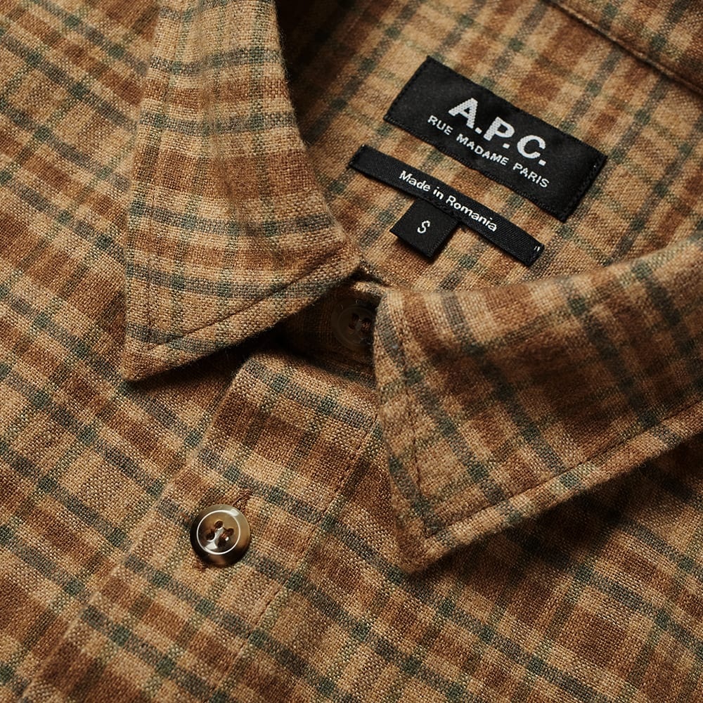 A.P.C. John Woven Check Shirt - 2