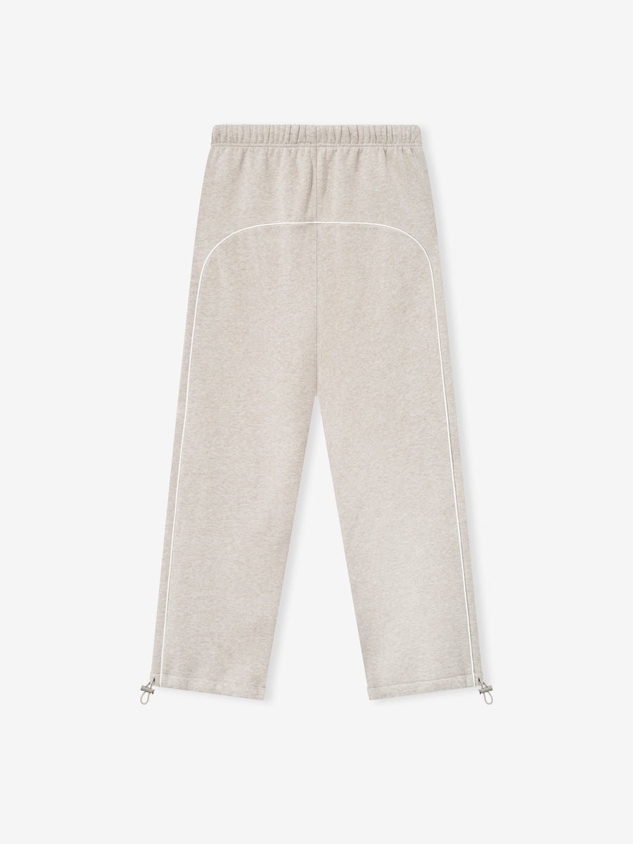 Relaxed Fleece Sweatpant With Piping - 5