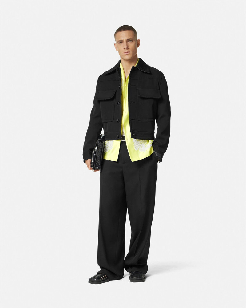 VERSACE Embroidered Duchesse Shirt outlook