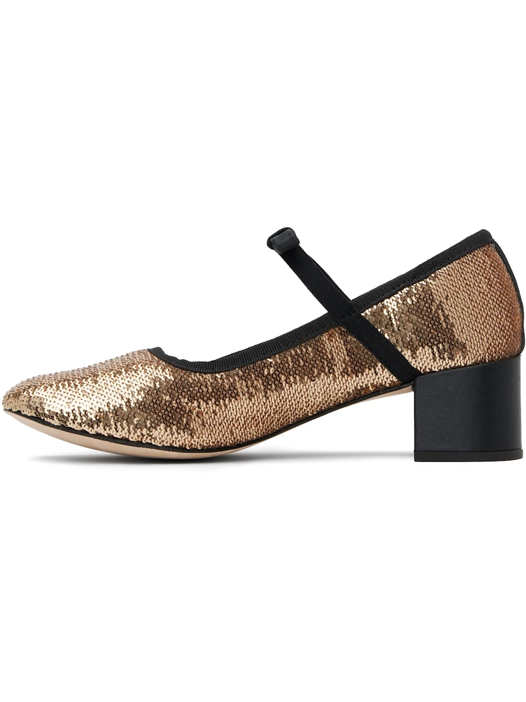 Gold Guillemette Mary-Jane Heels - 3