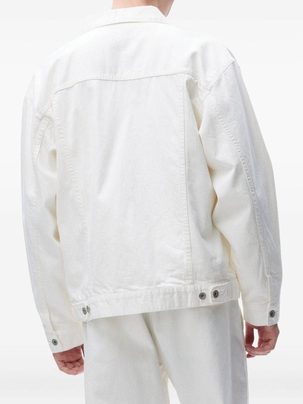graphic-patch denim jacket - 3