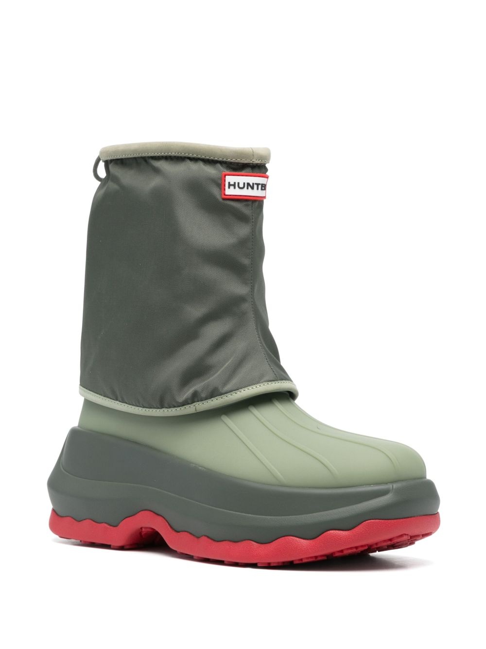 x Hunter logo-patch boots - 2