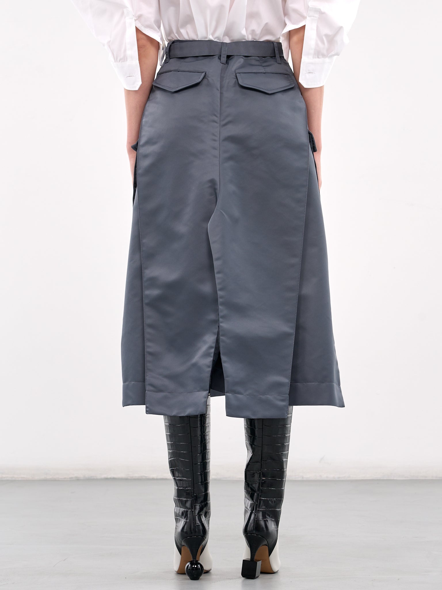 Nylon Twill Skirt - 3