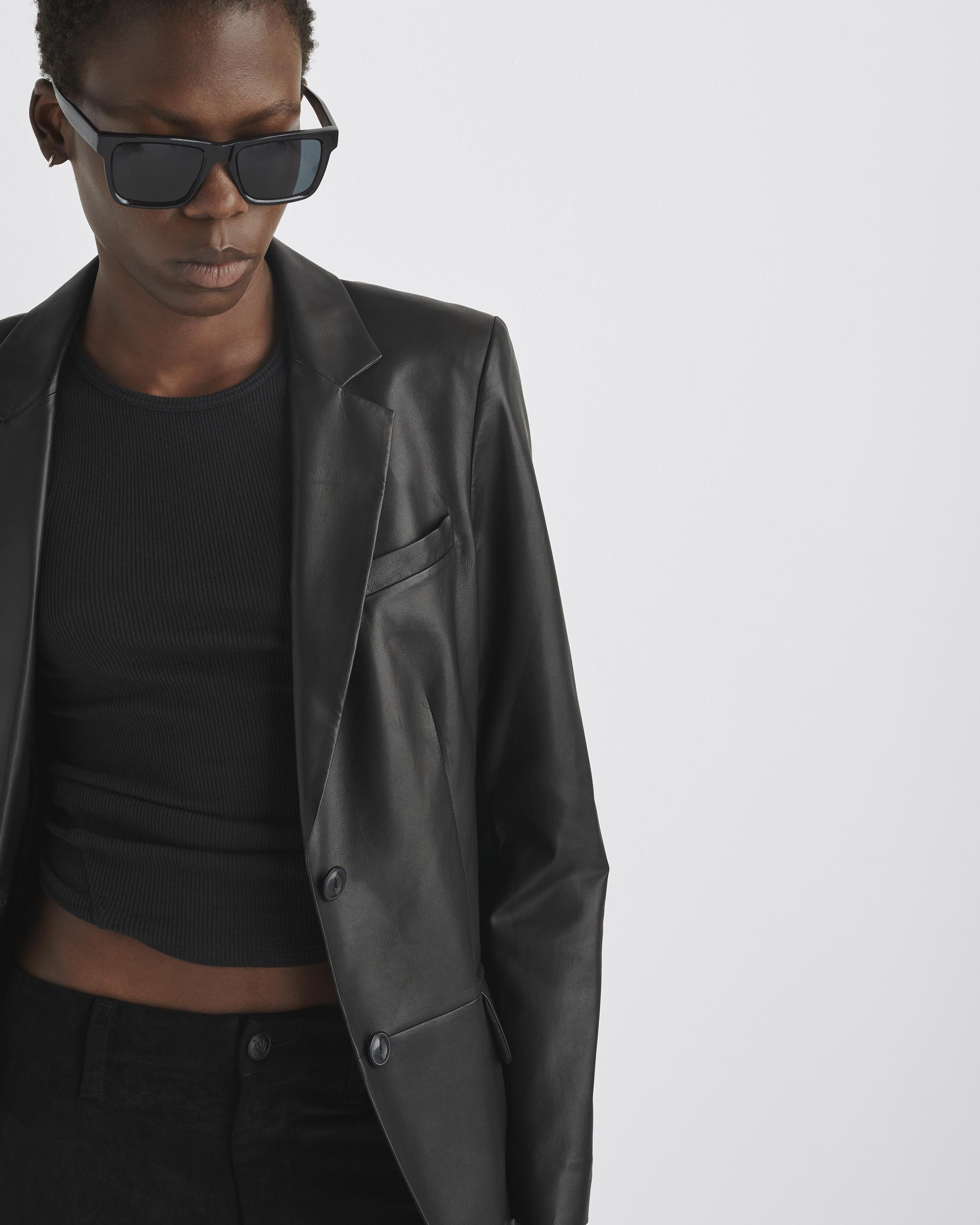 Charles Leather Blazer
Oversized Blazer - 6