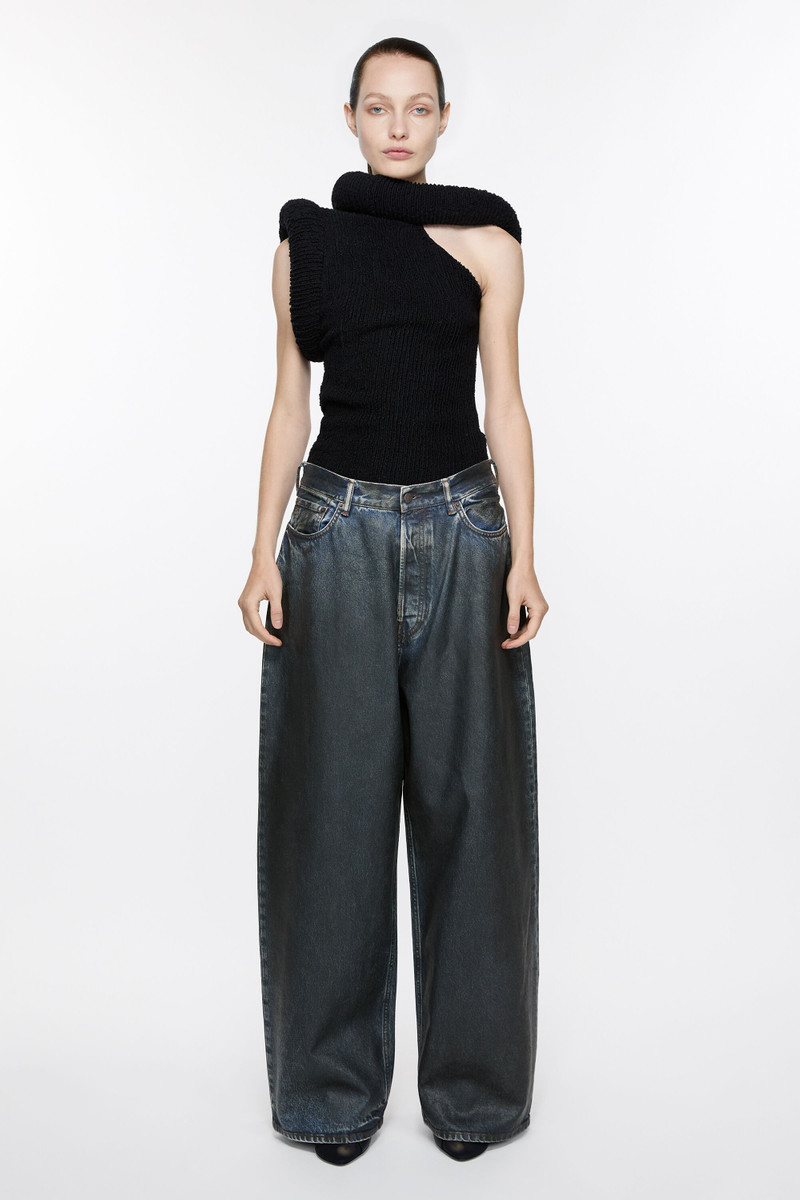 Acne Studios Super baggy fit jeans - 2023 - Black/mid blue outlook