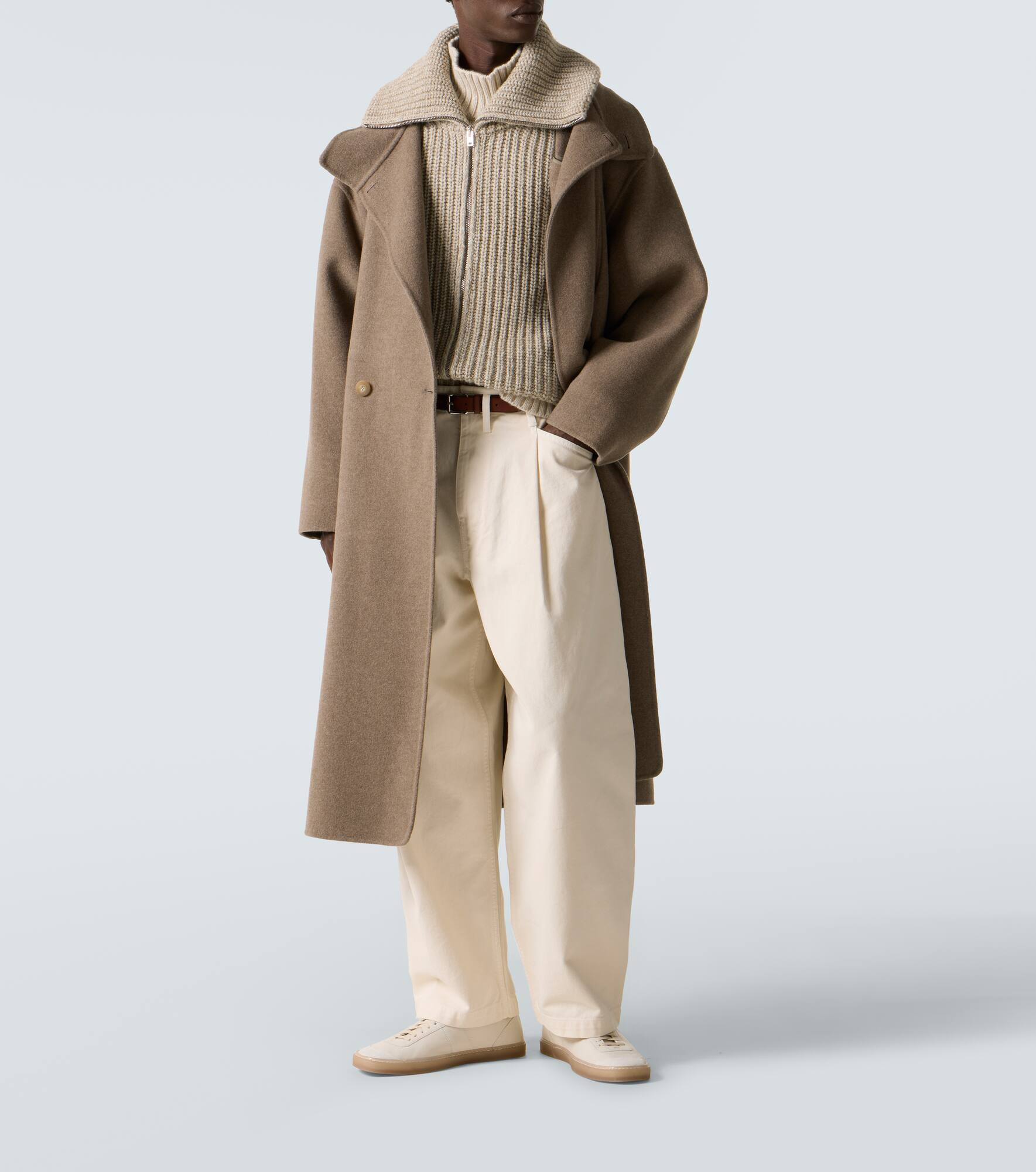 Alpaca and yak wool zip-up cardigan - 2