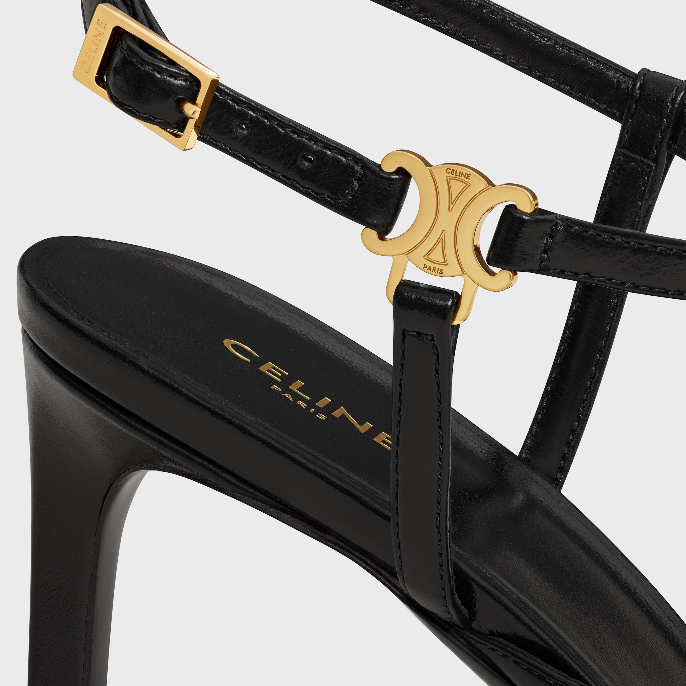 CELINE AVA SANDAL IN LAMBSKIN - 5