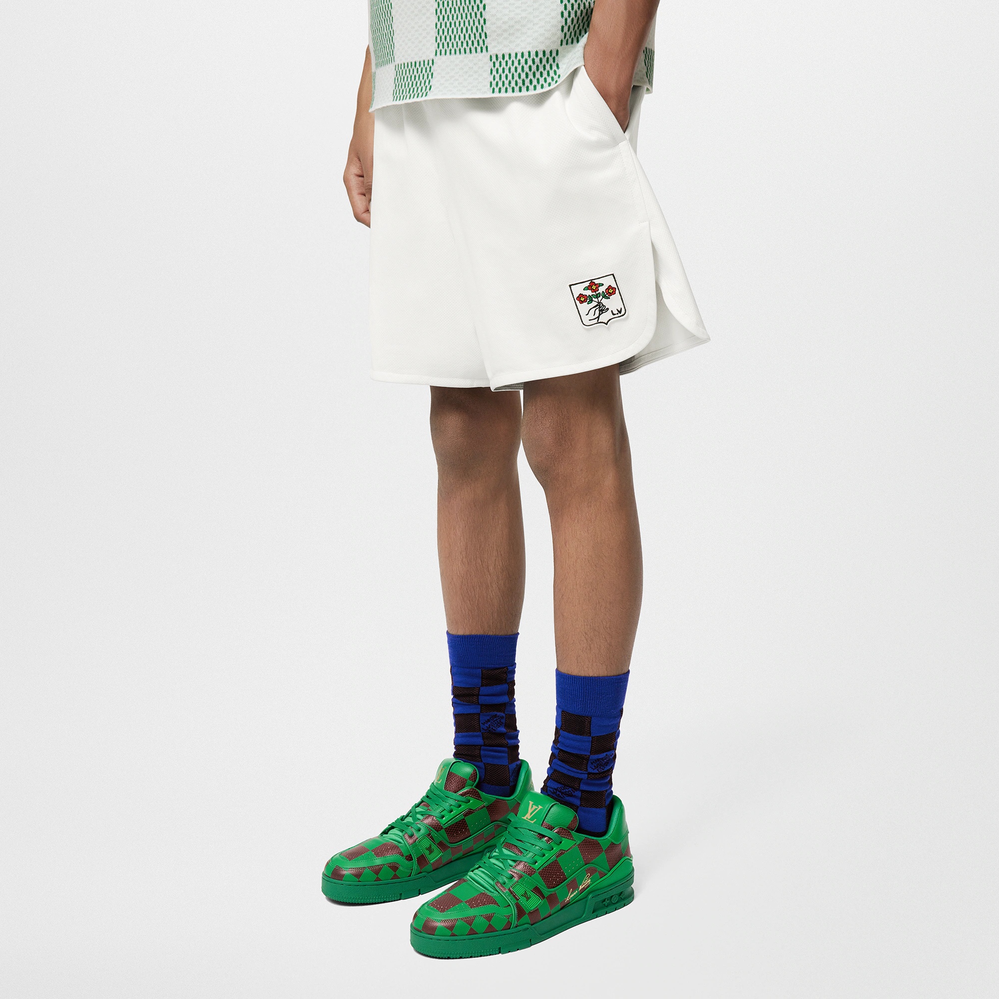 Damier Pop Socks - 5