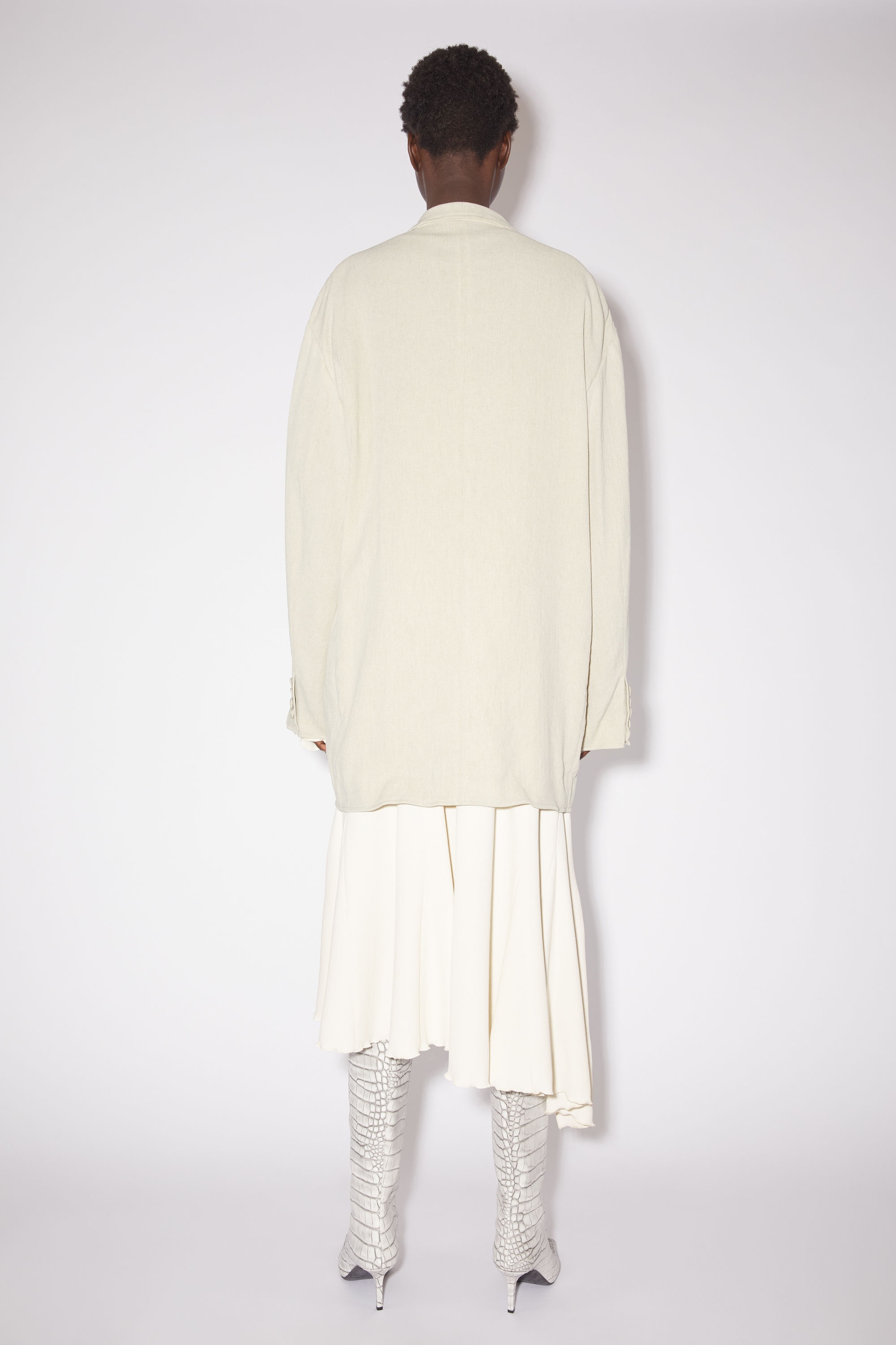 Single-breasted suit jacket - Light Sand - 3