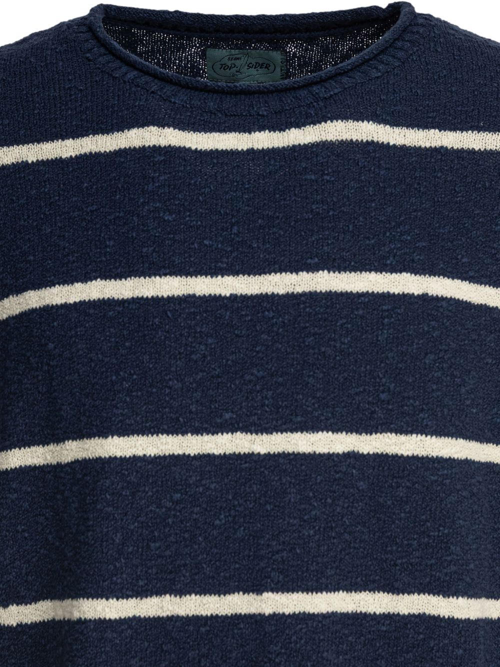 striped crew-neck sweater - 5