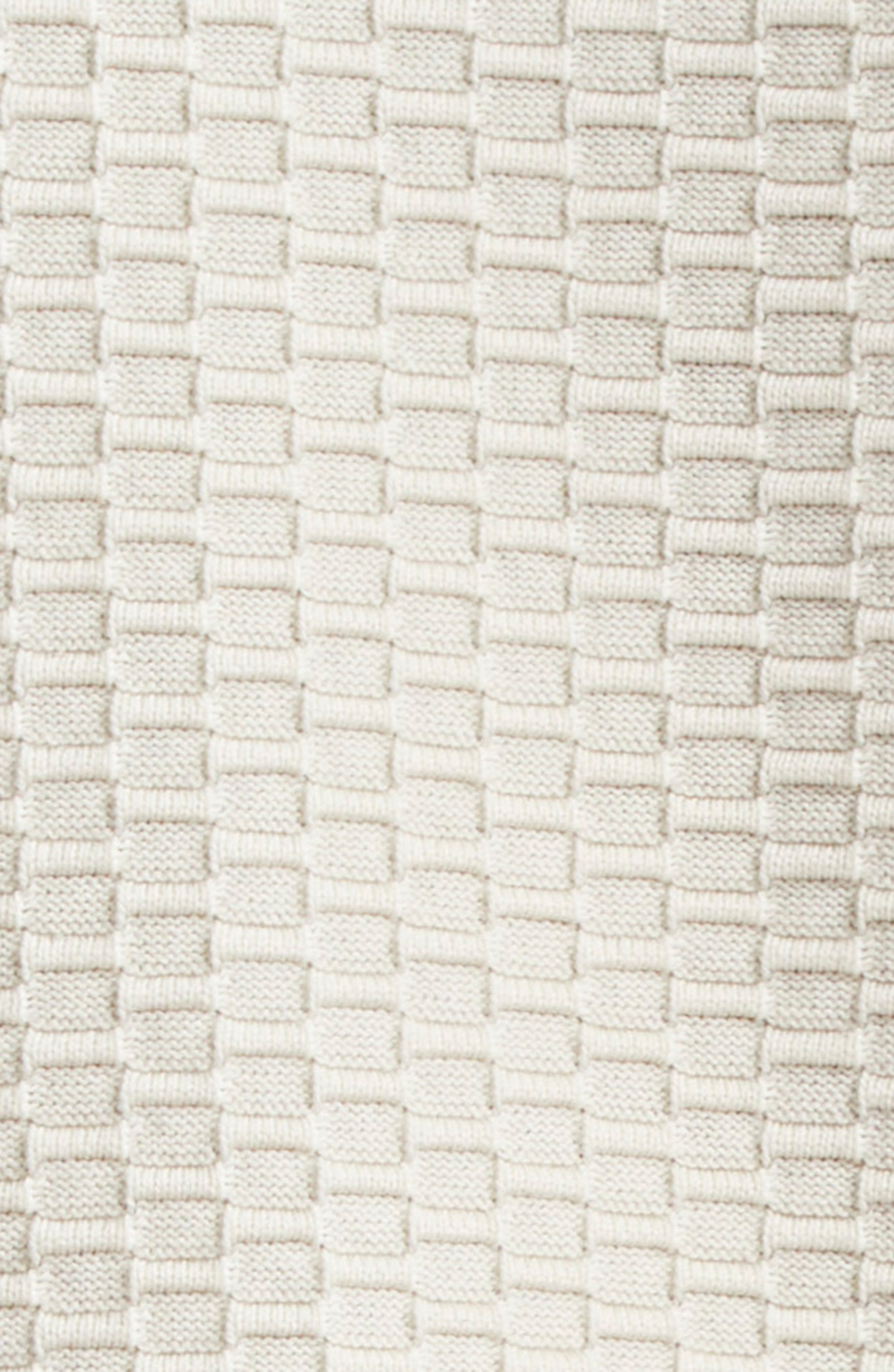 Dolce&Gabbana Textured Polo Sweater in M2826 Beige Chiarissimo at Nordstrom - 6