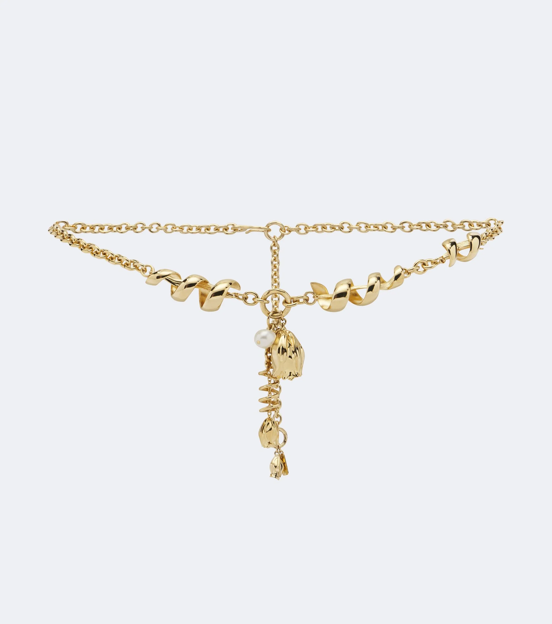 Embellished chain belt - 1