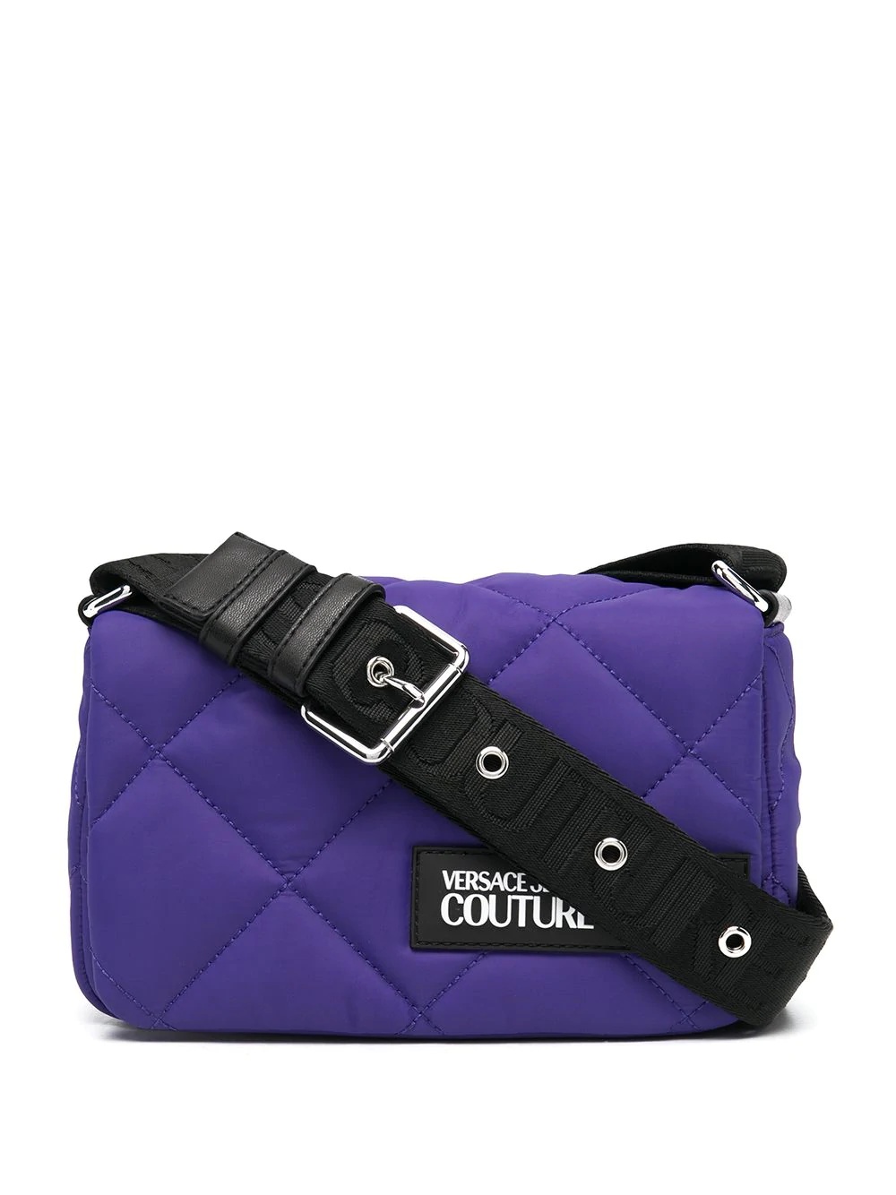 quilted logo bag - 1