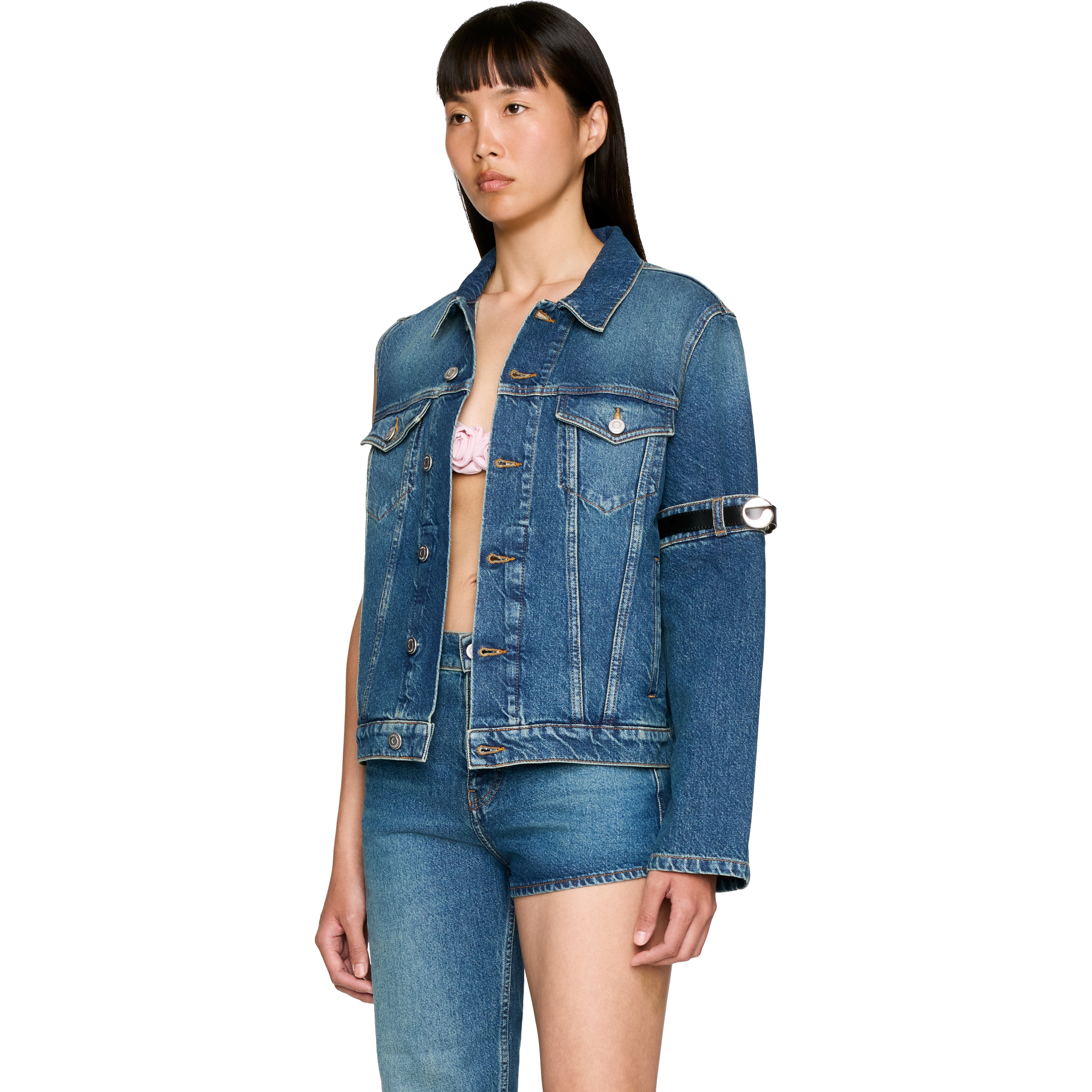 One-Arm Denim Jacket - 2