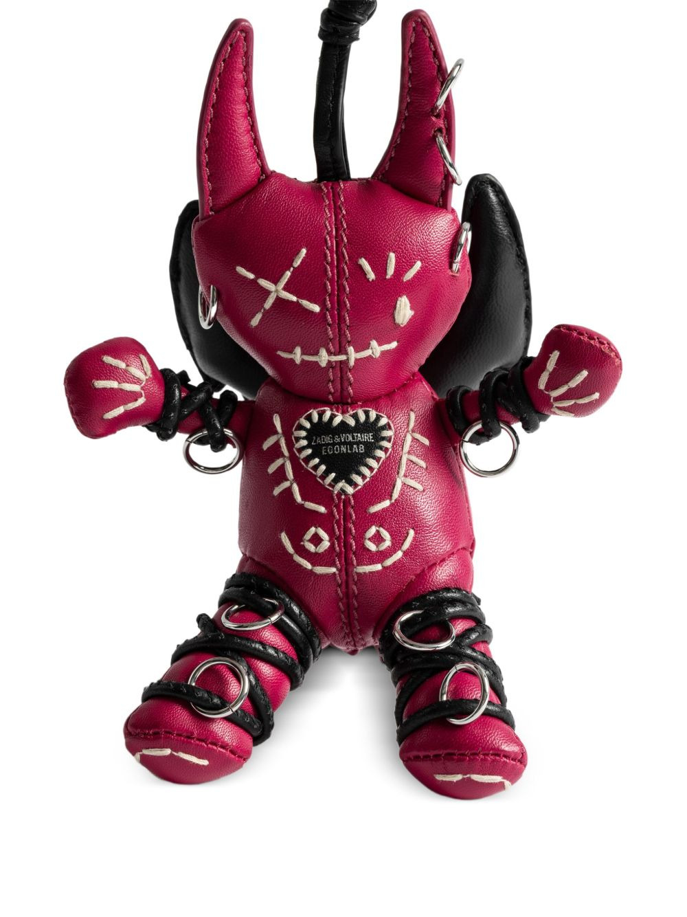 devil-wings leather keyring - 3