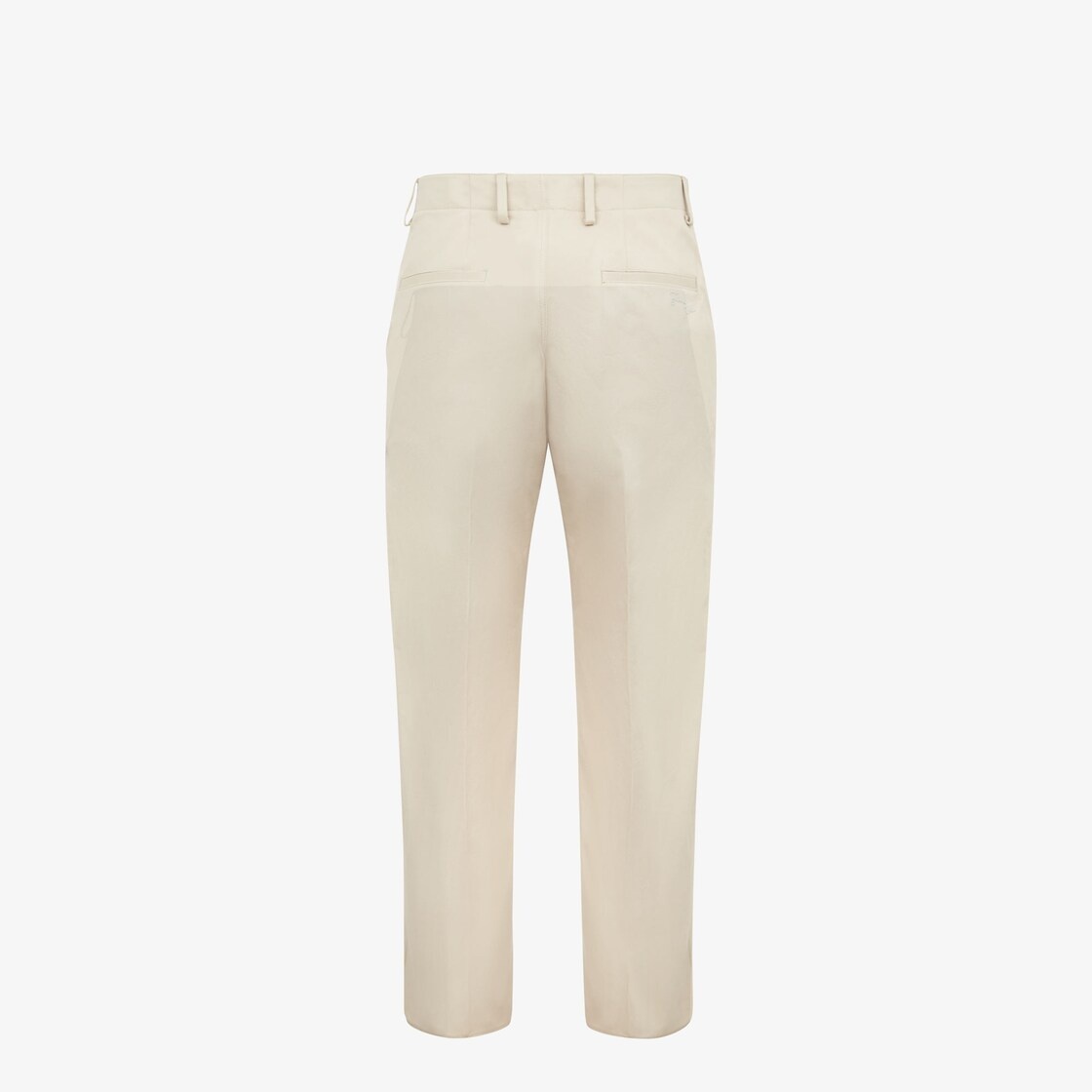 Beige cotton trousers - 2