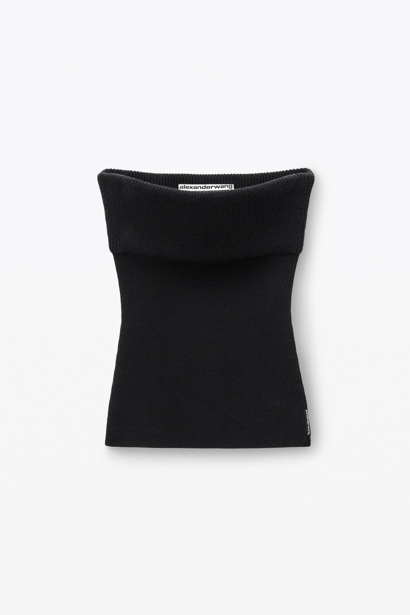 merino wool ribbed tube top 1