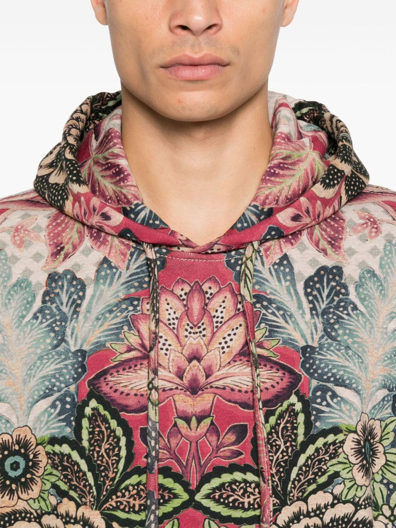 floral-print hoodie 5