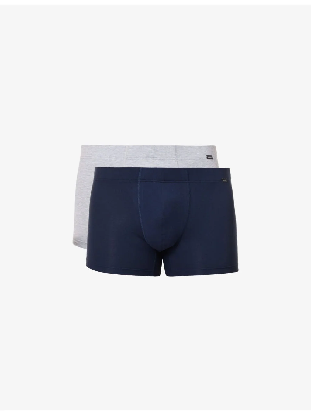 Pack of two logo-embellished stretch-cotton trunks - 1