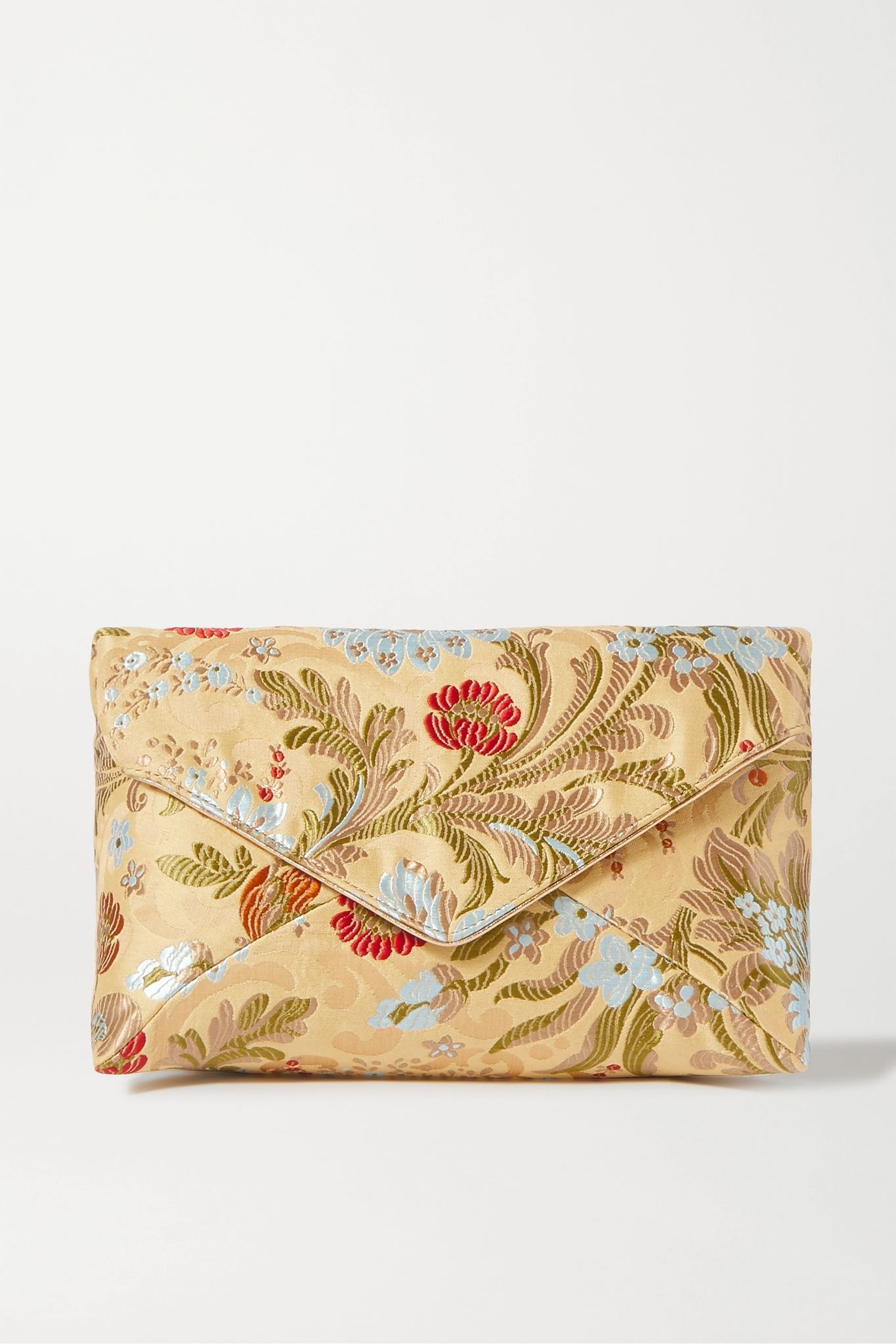 Floral-jacquard clutch - 1