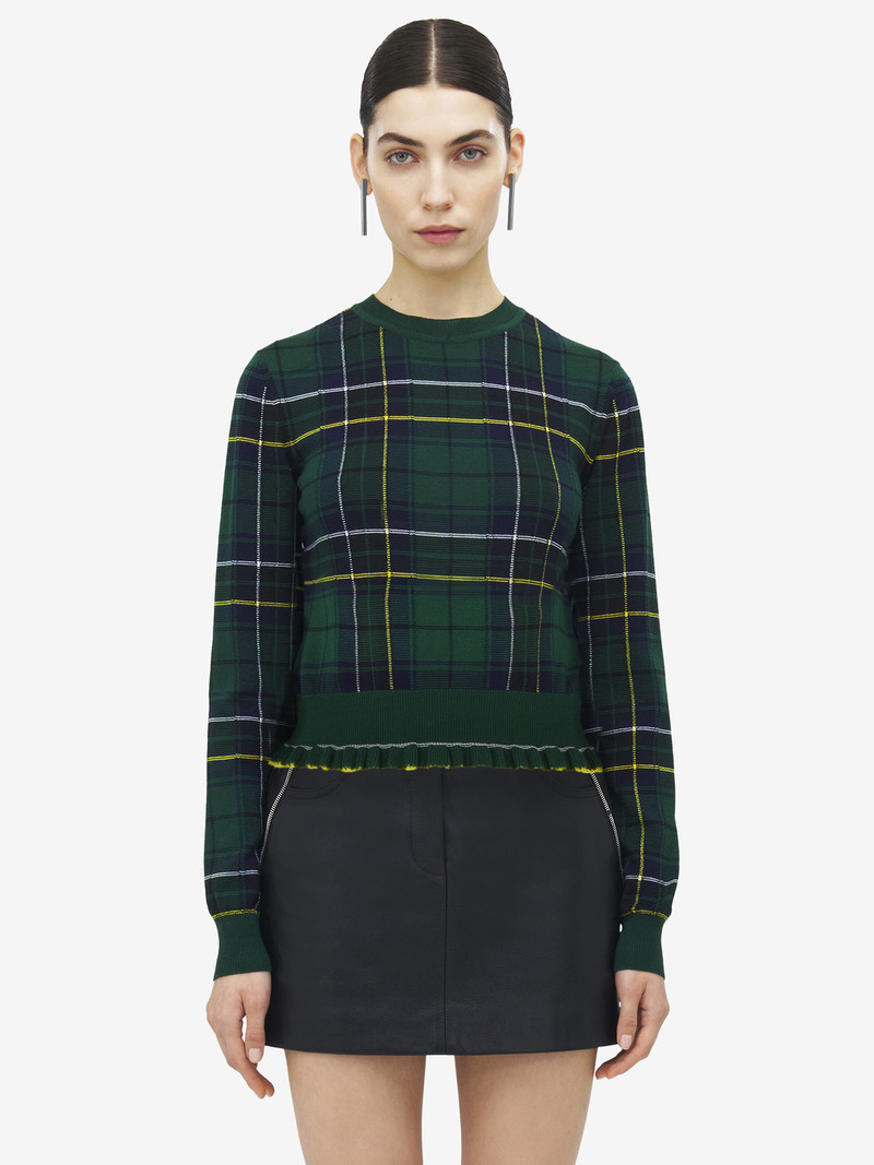 Alexander McQueen Wool Tartan Jumper outlook