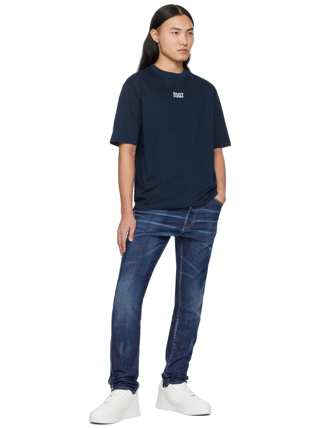 Navy Cool Guy Jeans - 4