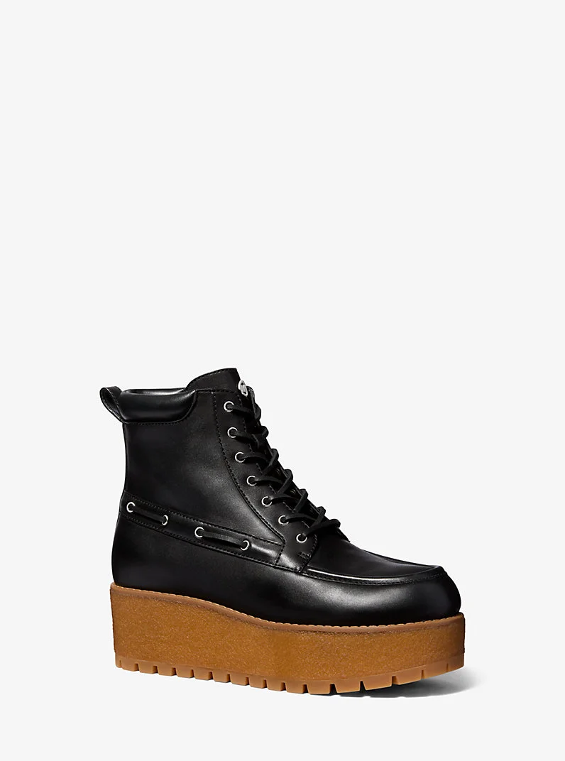 Kenny Leather Platform Boot - 1