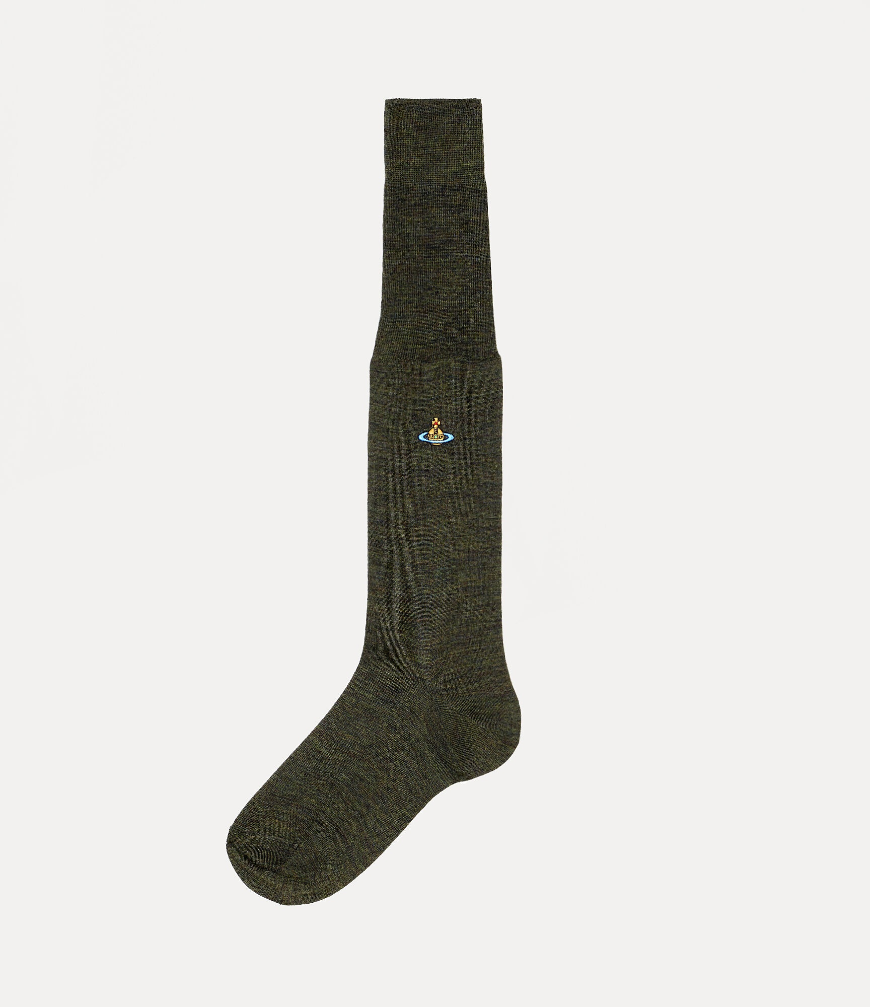 UNI COLOUR PLAIN KNEE HIGH SOCKS - 1