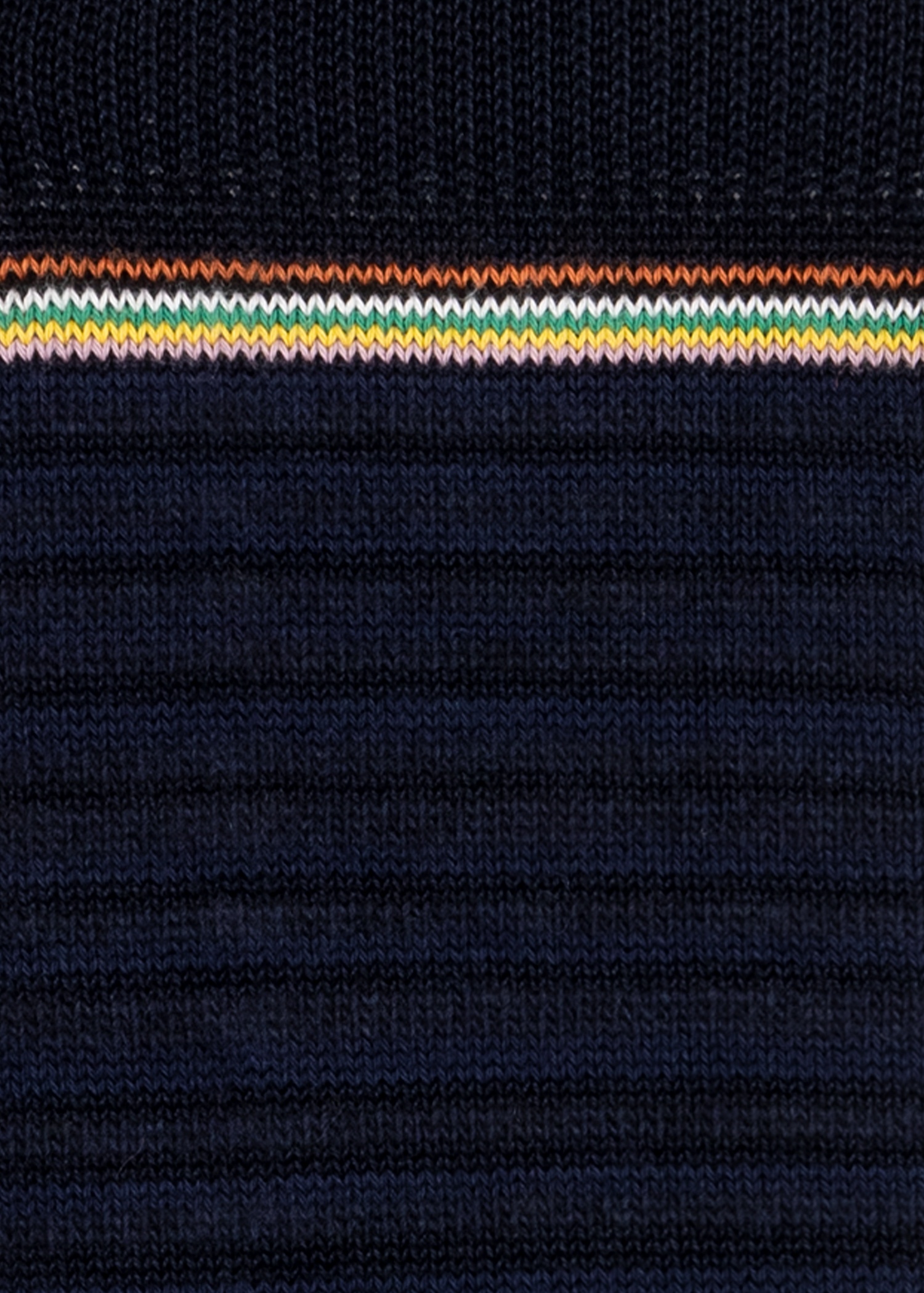 Navy 'Shadow Stripe' Socks - 3