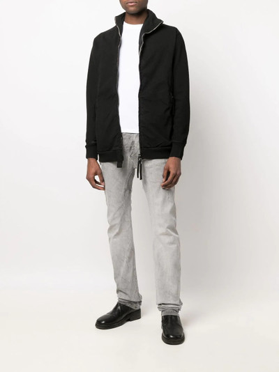 Boris Bidjan Saberi zipped lightweight fleece jacket outlook