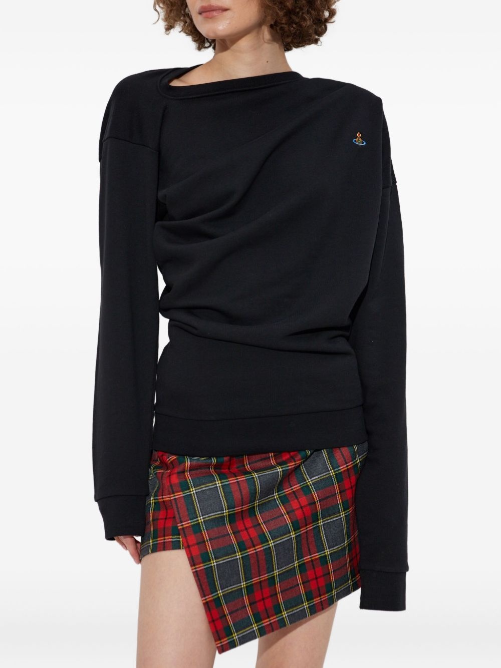 ruched sweatshirt - 3