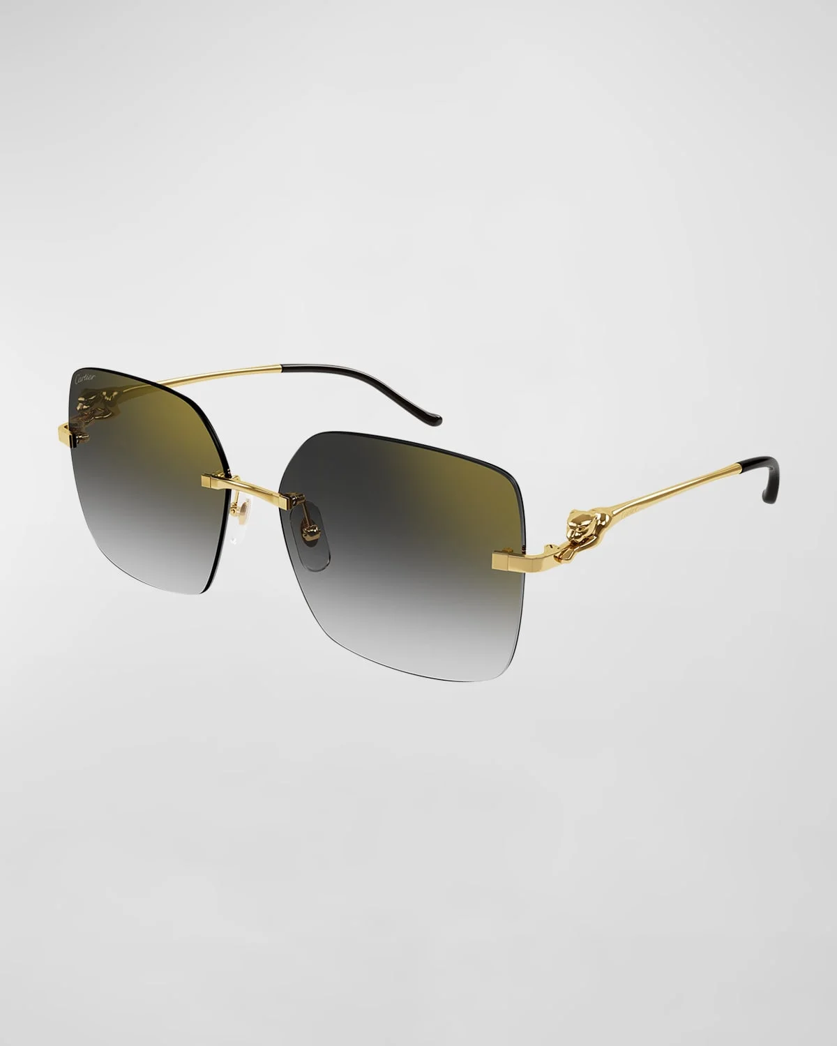 Panther Square Metal Sunglasses - 1