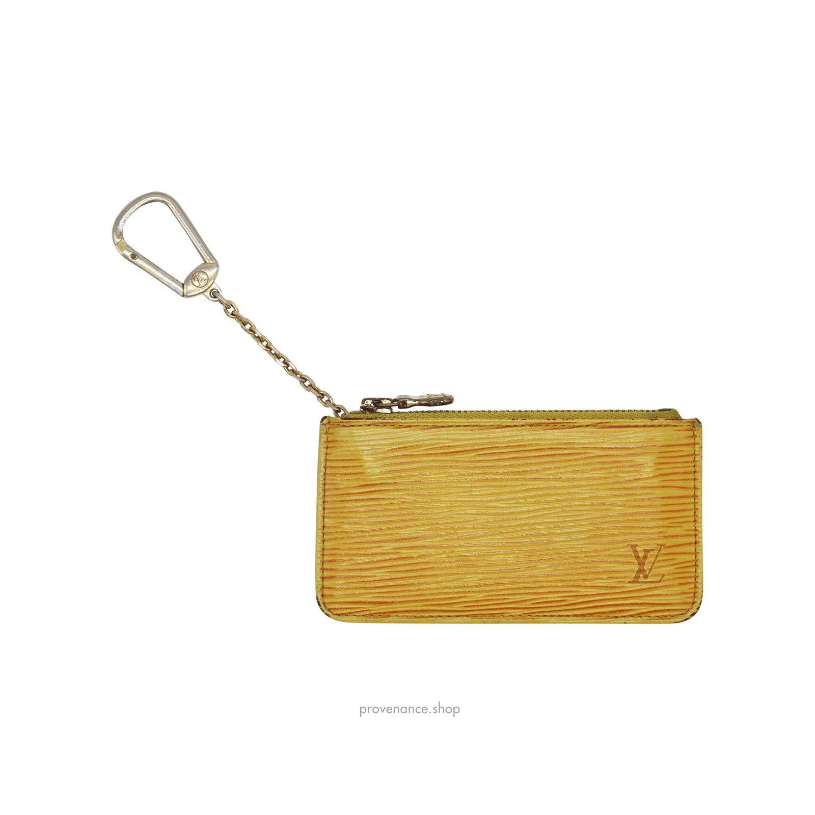 Louis Vuitton Key Pouch Cles - Tassil Yellow Epi Leather - 2
